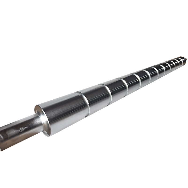 Segmentierte gerillte Stahlwalze