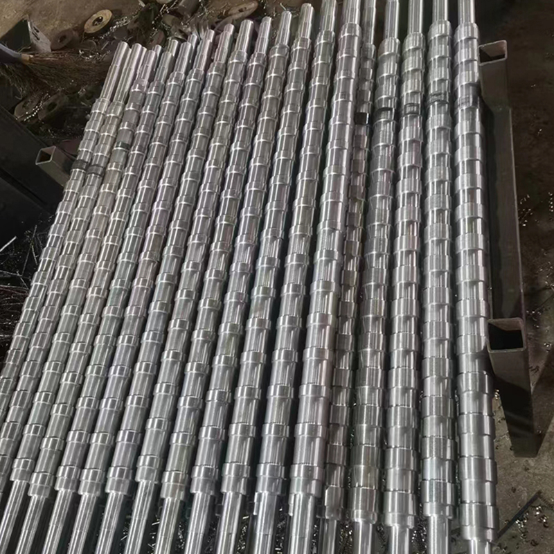 Geschlitzte Stahlrolle