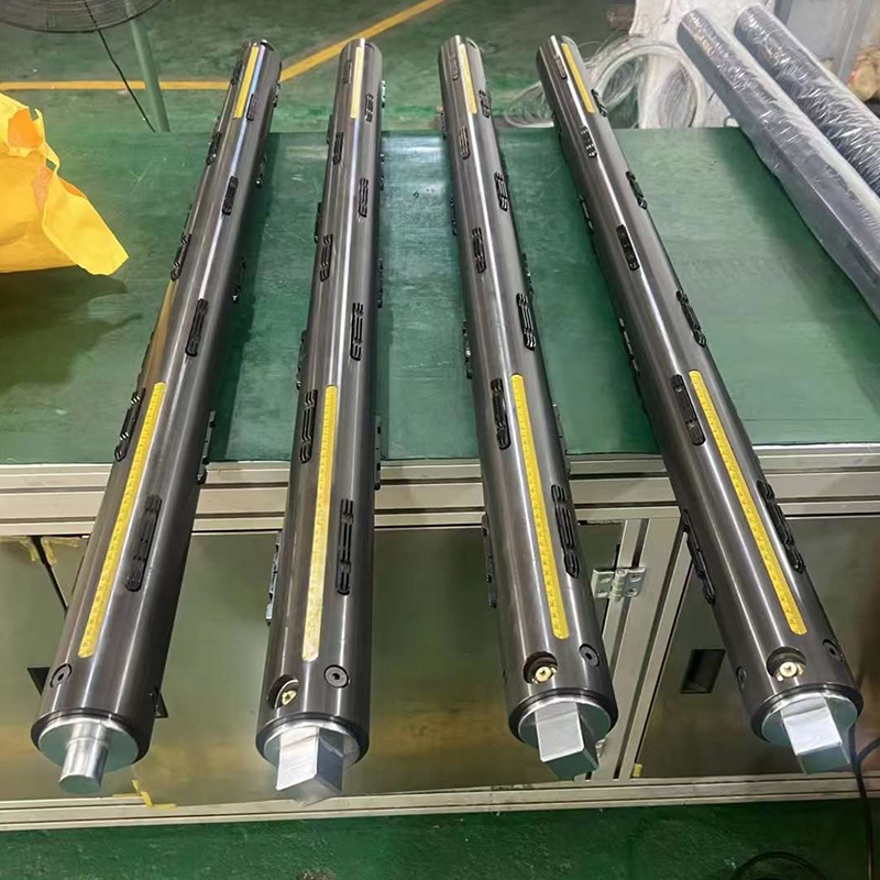 Luftbetriebene Expansionswelle mit sechs Flügeln und Platten