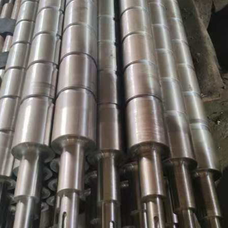 Verbreiterte Nutstahlrollen und Netzwerkmuster