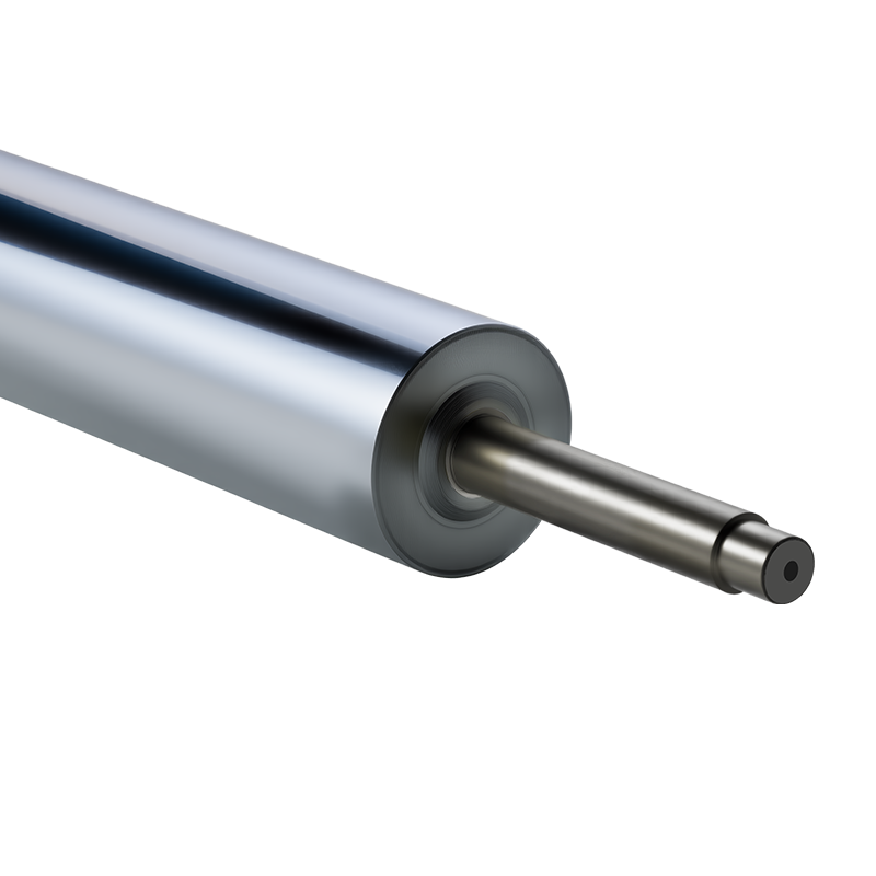 Spiegelpolierte Stahlrolle